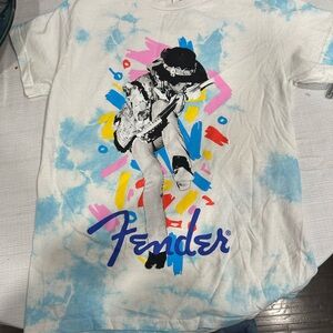 Fender Authentic Hendrix T-Shirt with Blue Accents